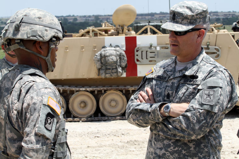 Sergeant Major of the Army at Fort Hood